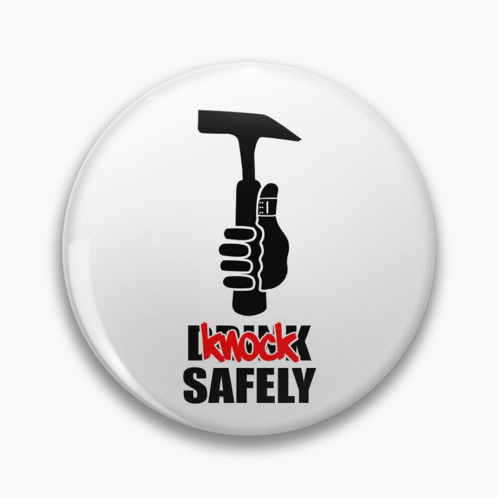 Knock Safely (Sticker)